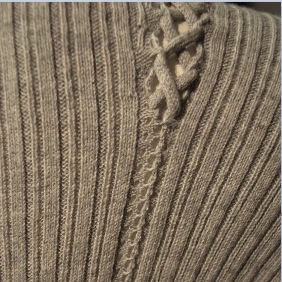 27 Miles Light Heather Grey Pure Cotton Sweater - Picture 5 of 9